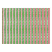 Noorse Alpiene rode en groene kerstbomen Tafelkleed (Voorkant (Horizontaal))