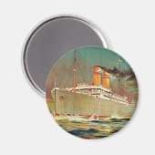 Noorse Amerikaanse lijn Magneet (Voorkant / Achterkant)