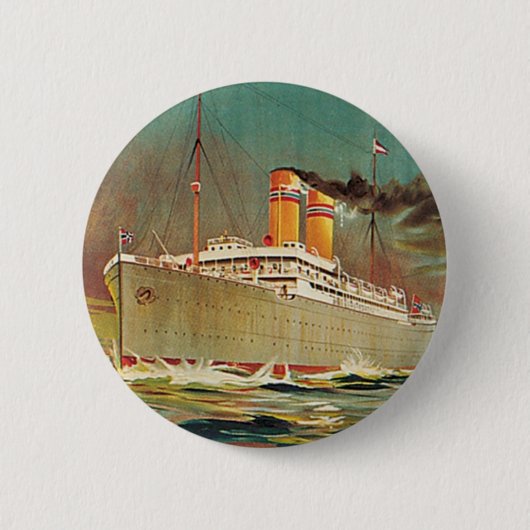 Noorse Amerikaanse Lijn Ronde Button 5,7 Cm (Voorkant)