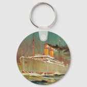 Noorse Amerikaanse lijn Sleutelhanger (Voorkant)