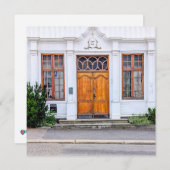 Noorse art nouveau deur feestdagenkaart (Voorkant / Achterkant)