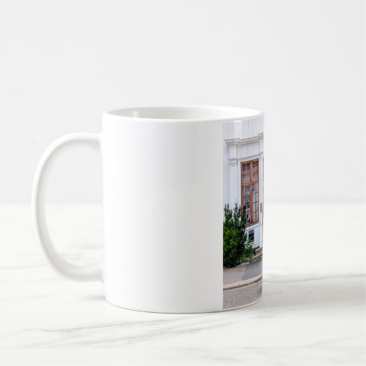 Noorse art nouveau deur koffiemok (Links)