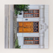 Noorse art nouveau deur legpuzzel (Horizontaal)