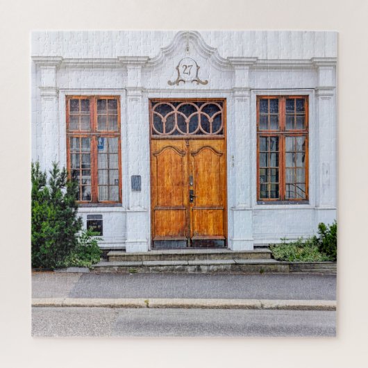 Noorse art nouveau deur legpuzzel (Verticaal)