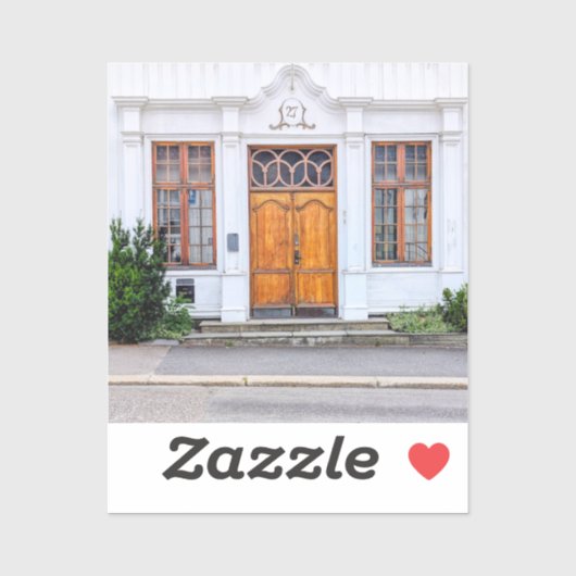 Noorse art nouveau deur sticker (Vel)