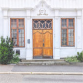 Noorse art nouveau deur sticker (Voorkant)