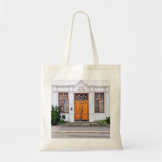 Noorse art nouveau deur tote bag (Voorkant)