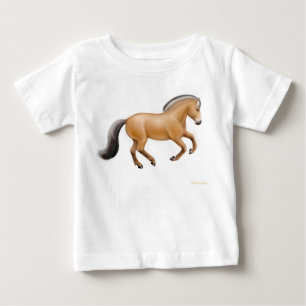 Noorse Baby T-Shirt voor paarden van Fjord