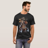 Noorse Beer Viking Boogschutter Krijger T-shirt (Voorkant volledig)