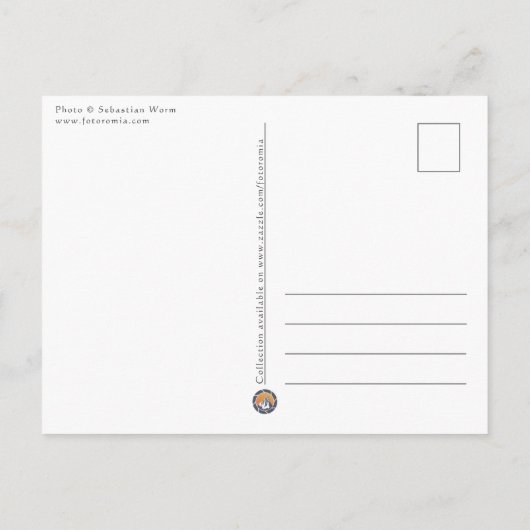 Noorse berglandschap briefkaart (Achterkant)