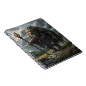 Noorse bergtrol-folklore-kunst notitieboek (Rechterzijde)