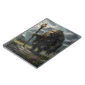Noorse bergtrol-folklore-kunst notitieboek (Linkerzijde)