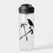 Noorse bijlen en kraai waterfles (Voorkant)