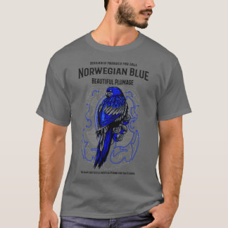 Noorse blauwe papegaai t-shirt