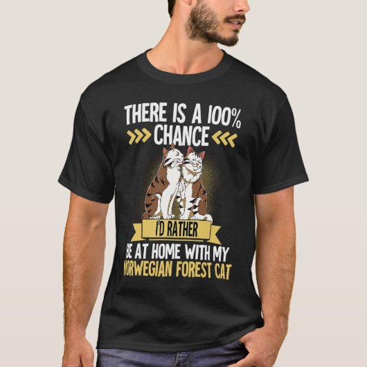 Noorse boskat 1 t-shirt (Voorkant)