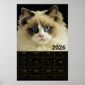 Noorse Boskat - 2026 Wandkalender Ontwerp Poster (Voorkant)