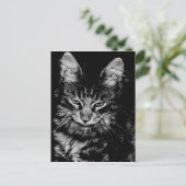 Noorse boskat briefkaart (Staand voorkant)