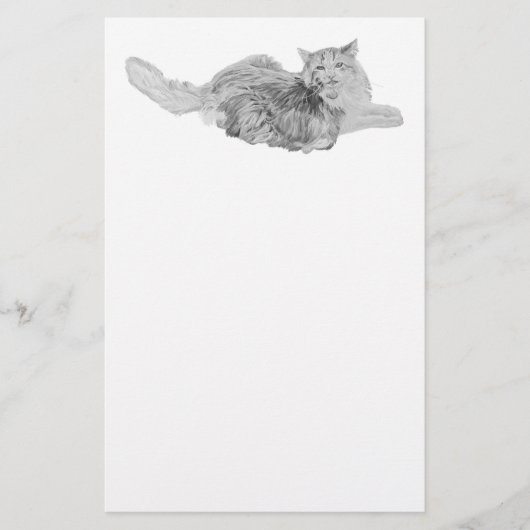 Noorse boskat briefpapier (Voorkant)