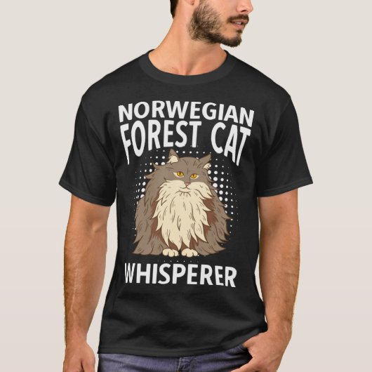 Noorse Boskat Fluisteraar T-shirt (Voorkant)