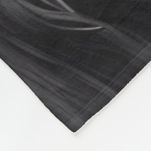 Noorse Boskat in zwart-wit Fleece Deken (Hoek)