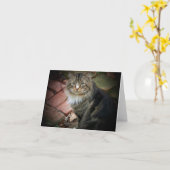 Noorse Boskat Kaart (Gele Bloem)