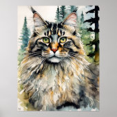 Noorse Boskat - Kat Art Print (Voorkant)