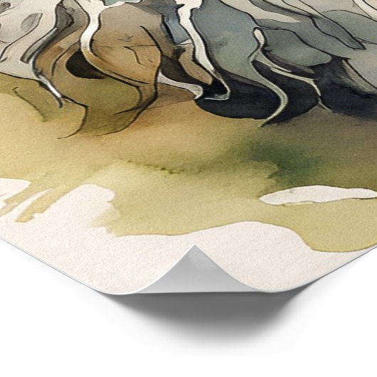 Noorse Boskat - Kat Art Print (Hoek)