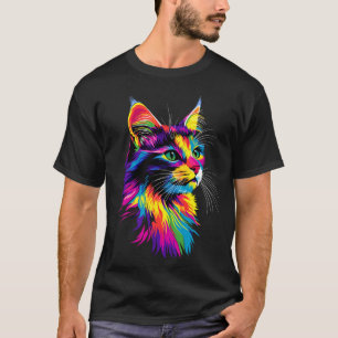 Noorse Boskat Norsk Skogkatt Kat Liefhebber Voor T-shirt