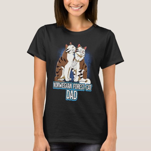Noorse Boskat Vader T-shirt (Voorkant)