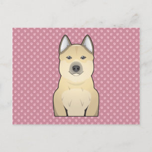 Noorse Cartoon Buhund Briefkaart
