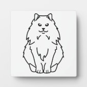 Noorse Cartoon voor boskat Fotoplaat (Voorkant)