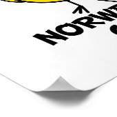 Noorse chick poster (Hoek)