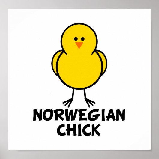 Noorse chick poster (Voorkant)