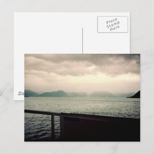 Noorse cruise briefkaart (Voorkant / Achterkant)