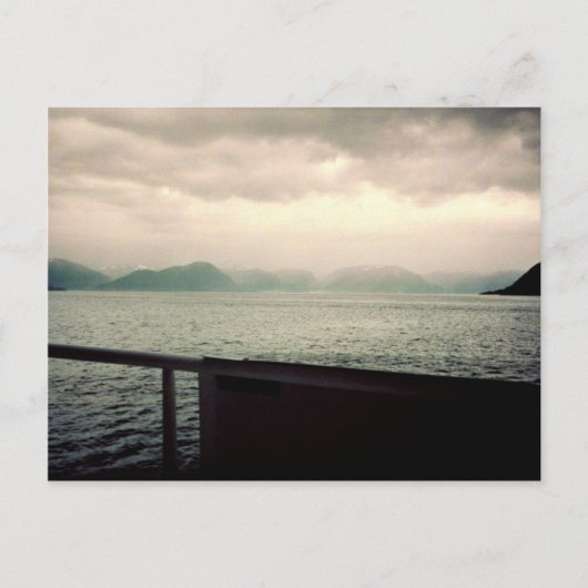 Noorse cruise briefkaart (Voorkant)