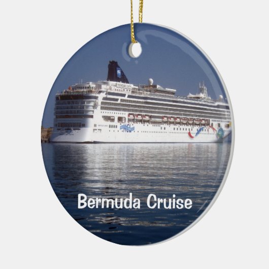 Noorse Dageraad, Bermuda Cruise Keramisch Ornament (Links)