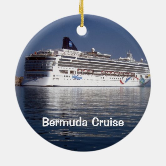 Noorse Dageraad, Bermuda Cruise Keramisch Ornament (Achterkant)