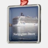 Noorse Dageraad Metalen Ornament (Links)