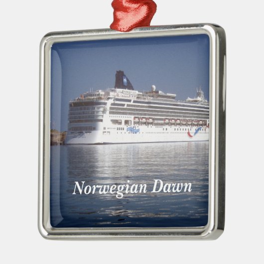 Noorse Dageraad Metalen Ornament (Links)