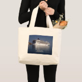 Noorse Dawn in Bermuda Grote Tote Bag (Voorkant (product))