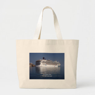 Noorse Dawn in Bermuda Grote Tote Bag
