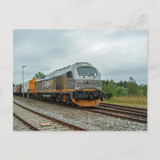 Noorse dieselcontainer briefkaart (Voorkant)