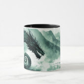 Noorse Draak Viking Samhain Halloween Mok (Midden)