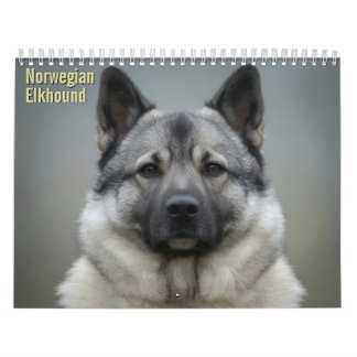 Noorse Elandhond 2027 Muurkalender Kalender
