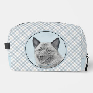 Noorse Elandhond Schilderij Mooie Originele Honden Toilettasje