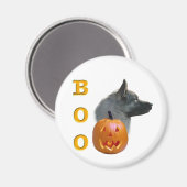 Noorse Elkhound Boo Magneet (Voorkant / Achterkant)