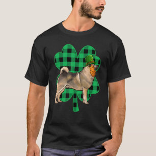 Noorse Elkhound Leprechaun St Patricks Day Geluk T-shirt