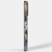 Noorse Elkhound liet het sneeuwkerst Case-Mate iPhone Case (Achterkant / Rechts)