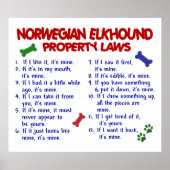 NOORSE ELKHOUND PL2 POSTER (Voorkant)