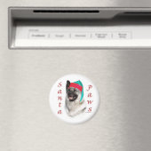 Noorse Elkhound Santa Paws Magneet (Insitu (Vaatwasser))